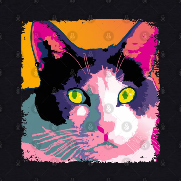 Japanese Bobtail Pop Art - Cat Lover Gift by PawPopArt